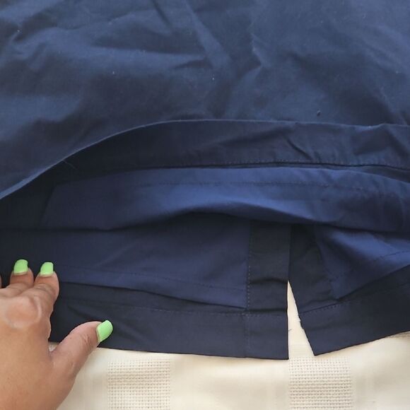 Blue Mini Pencil Skirt for Work - Picture 9 of 16